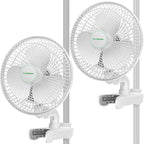 VIVOSUN AeroWave A6 Grow Tent Clip Fan, Patented Portable Auto Oscillating Fan by VIVOSUN