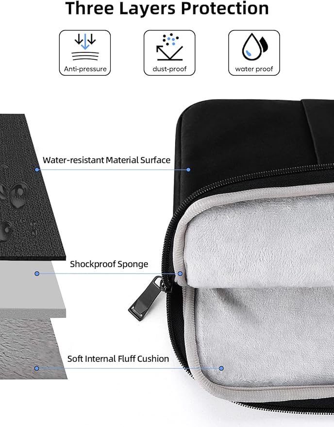 EVICIV Laptop Sleeve Case 22 inch, 360° Protective Laptop Carrying Case - Image 4