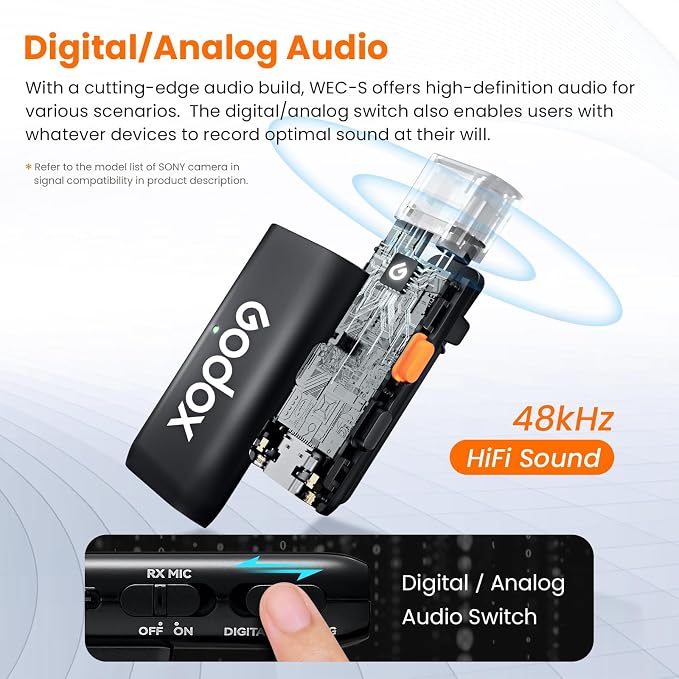 GODOX WEC KIT2 Wireless Microphone - Image 4