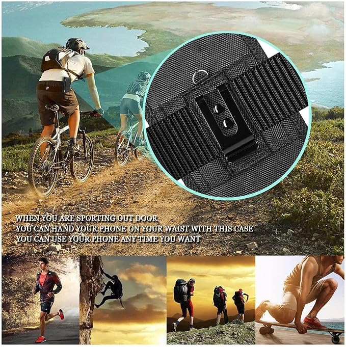 Cell Phone Pouch Nylon Holster Case - Image 8