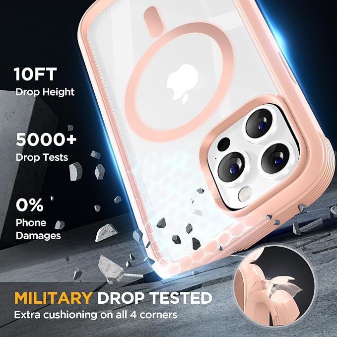 Miracase Magnetic Glass for iPhone 13 Pro Case, Compatible - Image 6