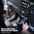 3-Pack 10FT Car Carplay Cable USB A to USB C Cable - Image 2