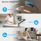 Jakeko Strong Magnetic Portable Monitor Desk Clamp - 75mm VESA Mount 4.7" 15.6" - Image 5