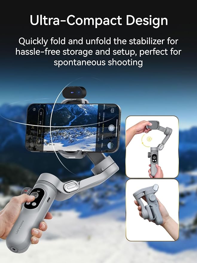 3-Axis Phone Gimbal, Gimbal Stabilizer - Image 9