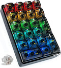 SOLAKAKA K21 RGB Backlit Tri-Mode Transparent Wireless Mechanical Number Pad by SOLAKAKA