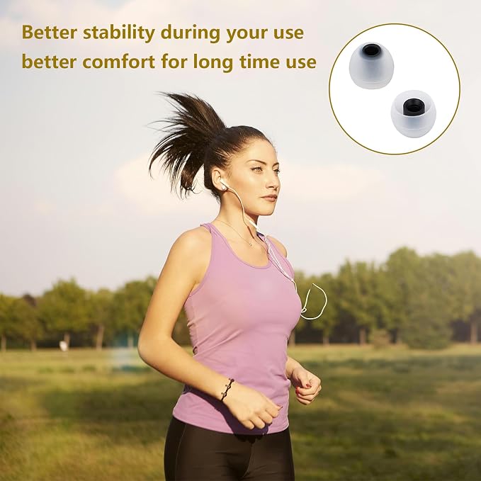 Silicone Replacement Earbud Tips Earbud Covers Fit - Image 6