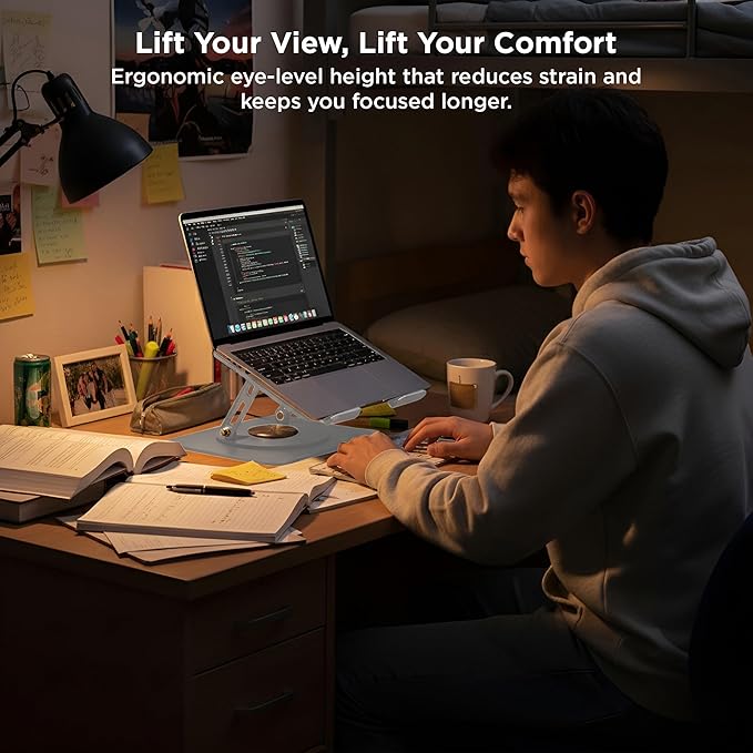 Uncaged Ergonomics Swivel Laptop Stand - Image 6