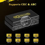 4K@120Hz HDMI 2.1 Switch 4 in 1 Out - Image 3