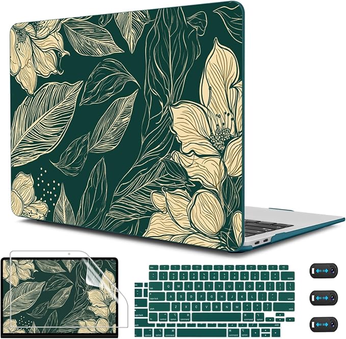CISSOOK Compatible with MacBook Air 13 inch Case 2022 2021 2020-2018 Release M1 by CISSOOK