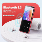AGPTEK 64GB MP3 Player with Bluetooth, M3 2.4 inch Music Player with Speaker - Image 3