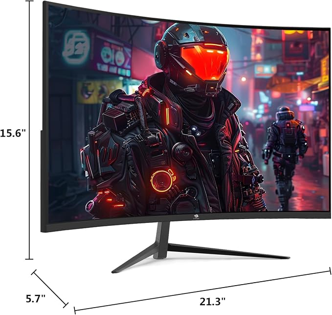 Z-Edge UG24 24-inch Curved Gaming Monitor 180Hz Refresh Rate, 1ms MPRT - Image 9