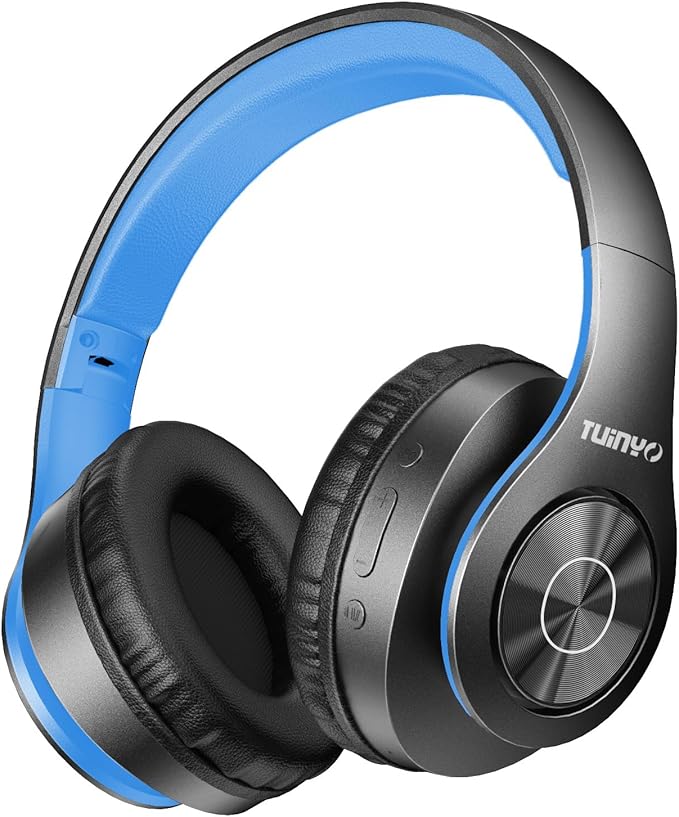 TUINYO Bluetooth Headphones Wireless, Over Ear Stereo Wireless Headset 40H by TUINYO