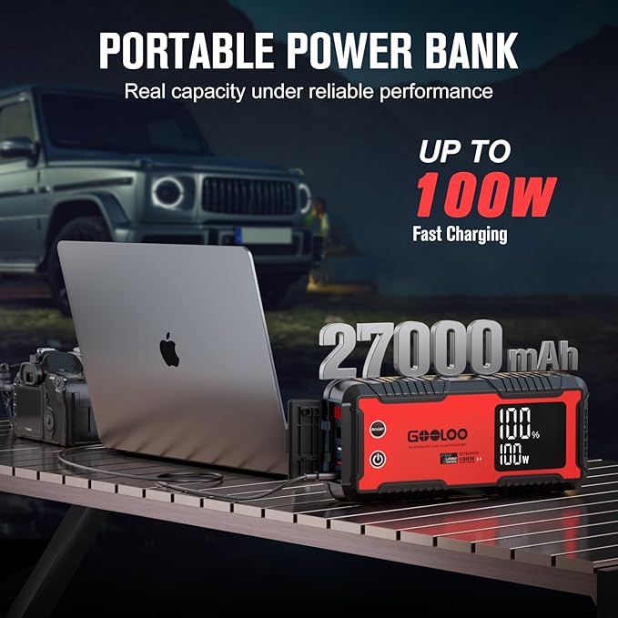 GOOLOO 6000A Jump Starter GT6000 Car Starter - Image 5