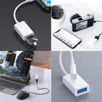 USB C to USB Adapter, Type-C OTG Cable, C Male to USB A Female Adapter - Image 5