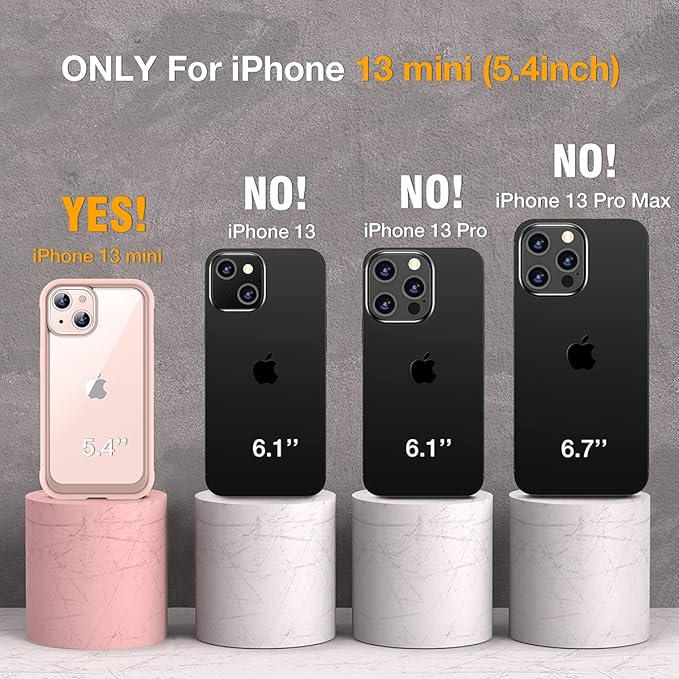 Miracase Compatible with iPhone 13 Mini case 5.4 inch, 2023 Upgrade Full-Body - Image 2