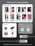 Coiled USB C to USB C Cable for Car 2Pack, 60W Retractable Apple USB C Charger - Image 7