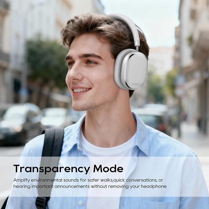 Srhythm NiceComfort 95 Hybrid Noise Cancelling Headphone Wireless, HD Sound - Image 5