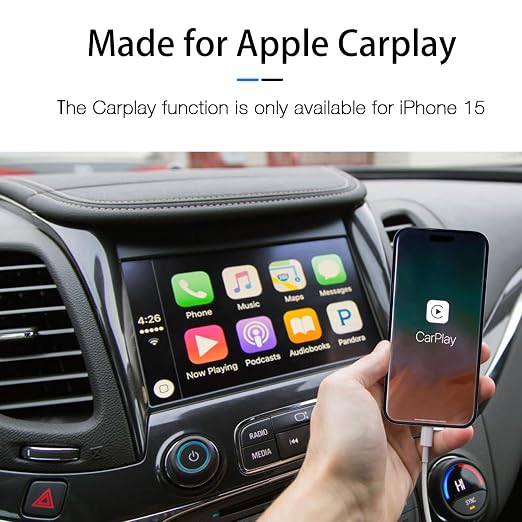 1.5FT Short IPhone 17/16E/16/15 Woven Cable, USB A to USB C CarPlay Charger - Image 2