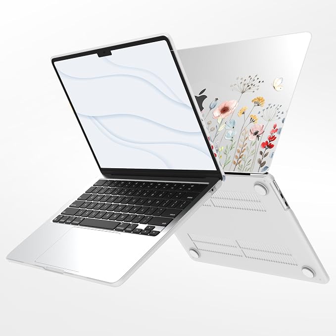 G JGOO Compatible with MacBook Air 13 inch Case 2025 2024 2023 2022 M4 A3240 M3 - Image 5