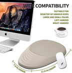 Hokafenle Ergonomic Mouse Pad Wrist Support, Terraced Slope Carpal Tunnel Wrist - Image 4