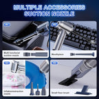 4-in-1 Cordless Handheld Vacuum, Portable Car Vacuum Detailing Kit, Compact Vac - Image 6