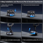 Vacuum Magnetic Suction Phone Holder, Foldable and Retractable Hands-Free - Image 5
