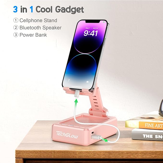 TechGlow Gifts for Men Women Foldable Cellphone Stand - Image 2