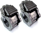 Adjustable Barbell Clips, Fits 0.98-1.1" Olympic & Standard Bars, Secure by ZY-HUAN