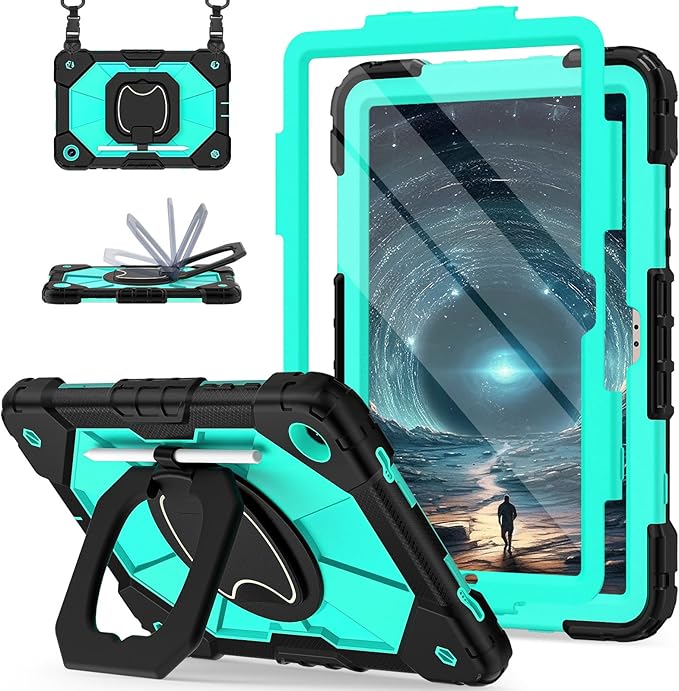Case for Galaxy Tab A9 Plus Case 11 Inch, Rugged Galaxy A9+ Tablet Case by Scnioy