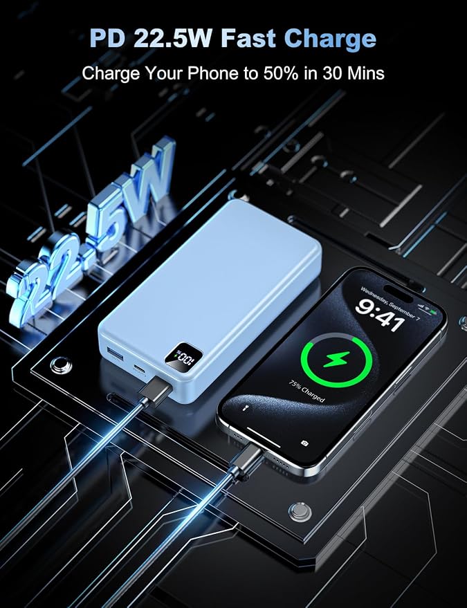 Portable Charger Power Bank 56800mAh Battery Pack-22.5W Fast Charging - Image 2