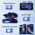 TYKOOL YTX5L-BS High Performance lithium LiFePO4 Motorcycle Battery, 12.8V 3Ah - Image 4