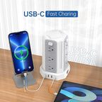 Power Strip Surge Protector, 10 Ft Extension Cord - Image 5