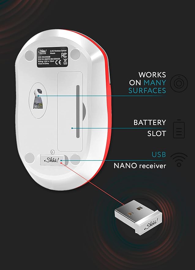 – Wireless Silent Optical Mouse - Image 7