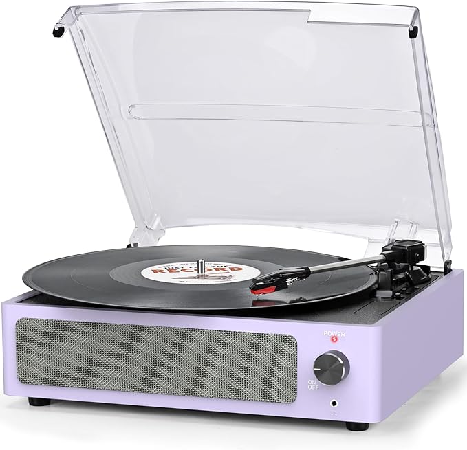 Record Player for Vinyl All-in-one Turntable by seasonlife