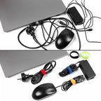 OneLeaf 120PCS Cord Organizer 6in Cable Ties Reusable - Image 4