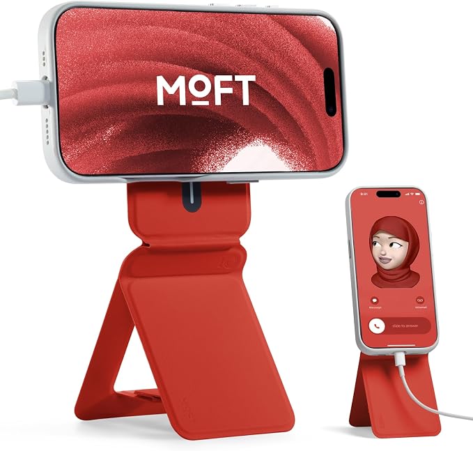 MOFT Phone Stand, Magnetic Phone Tripod Stand Stain-Resistant MOVAS Leather & by MOFT