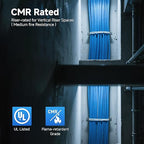 Cable Matters 10Gbps in-Wall Riser Rated 23AWG Bare Copper Cat6 Ethernet Cable - Image 5