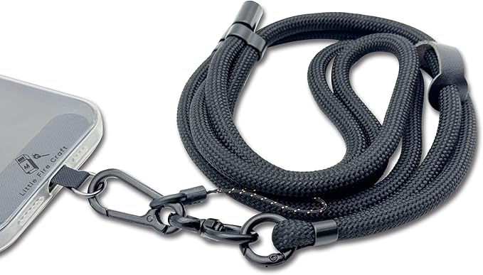 Adjustable Cell Phone Lanyard Crossbody Smartphone Strap Soft Rope Phone Lanyard by LittleFireCraft