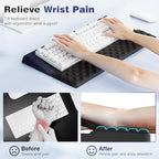 Ospelelf Ergonomic Keyboard Wrist Rest Stand Riser Holder Pad - Image 2