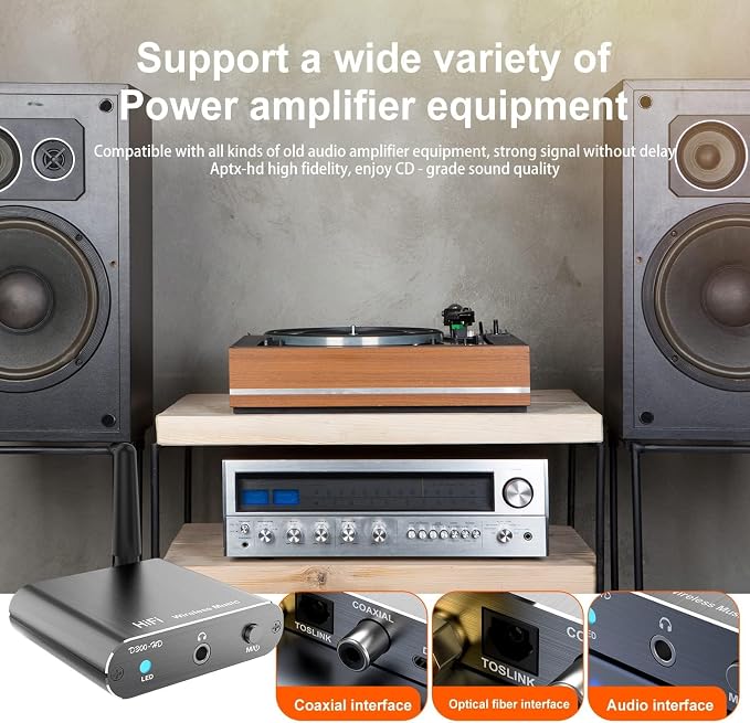 Bluetooth 5.2 Wireless Audio Transmitter Receiver Adapter - Image 6