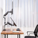 AVLT Dual 17"-32" Stacked Monitor Arm Desk Mount - Image 7