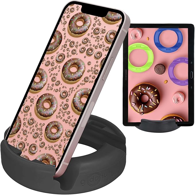 GoDonut – Phone Stand Original – Cell Phone Holder + Tablet Stand Desk by GoDonut