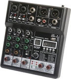 Dj Mixers, 4 Channel Audio Mixer, Sound Board - Image 6