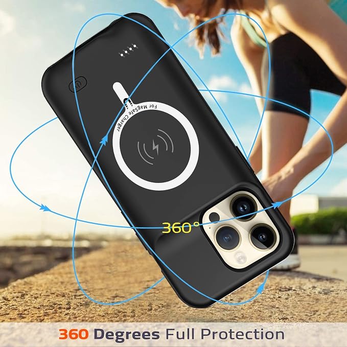 Battery Case for iPhone 14 Pro Max, Upgraded 10800mAh Rechargeable Portable - Image 5