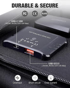 GRECELL 80W Portable Solar Panel, Foldable Solar Panel QC3.0 USB-A &Type-C Port - Image 8