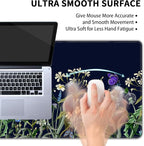 Weeds Flowers Large Mouse Pad, Gaming Keyboard Desk Pad, Extended Mouse Mat - Image 5