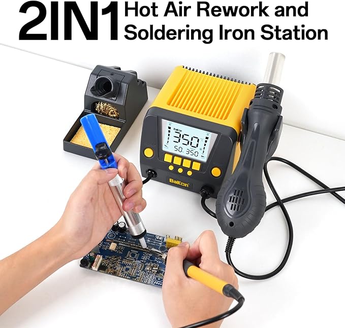 BK882 Soldering Station 2-IN-1 Hot Air Rework Station - Image 2