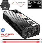 Xijia LCD-Display 3000W dc 48v to 110V 120V ac 60HZ Pure sine Wave Solar - Image 5