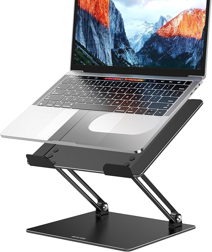 BESIGN LS10 Laptop Stand for Desk, Ergonomic Adjustable Notebook Tablet Stand by BESIGN