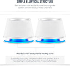 SW102 Computer Speakers, Deep Bass in Small Body, Stereo 2.0 USB Powered 3.5mm - Image 3